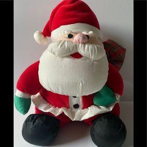 Fat Santa Clause Plush Doll